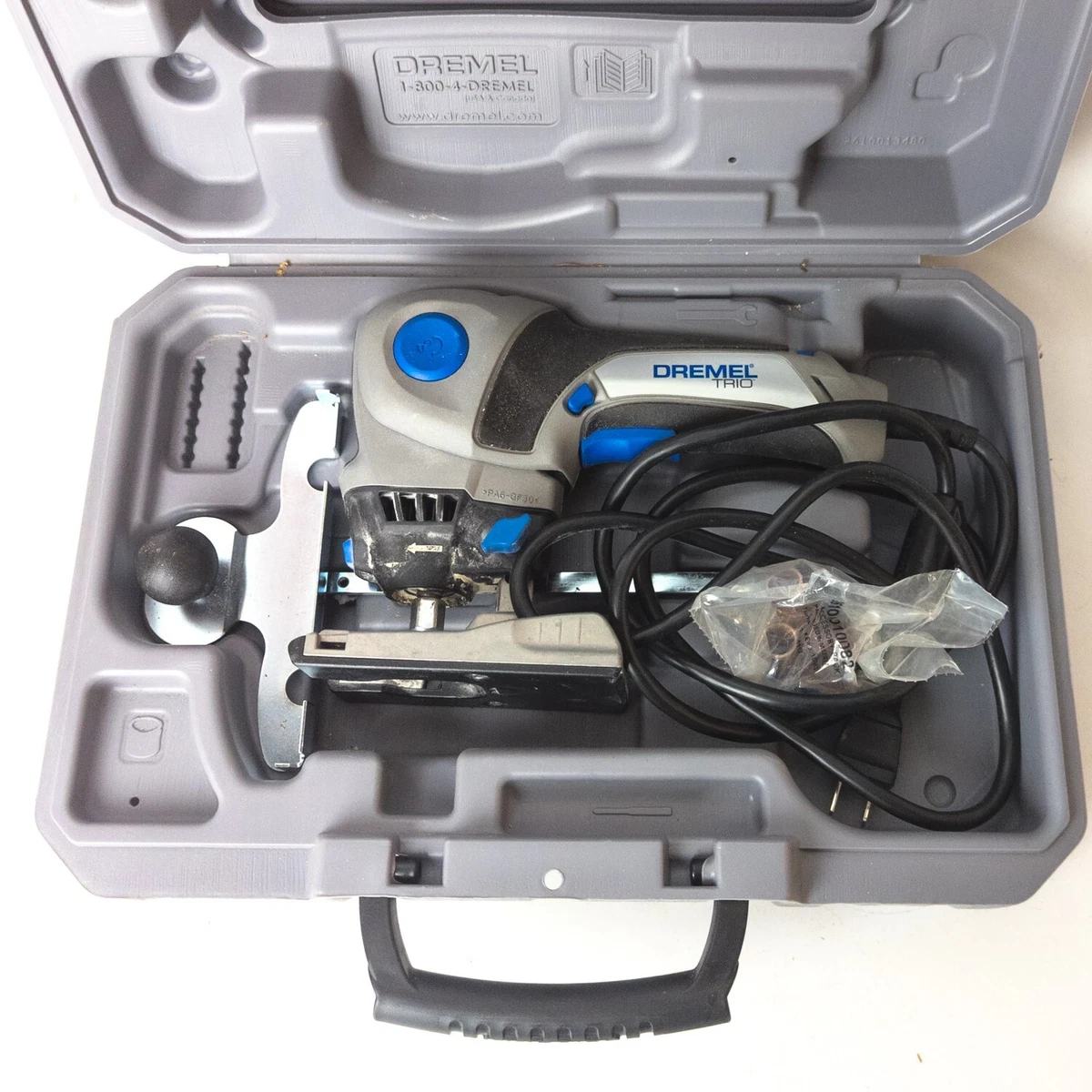 Dremel Trio Model 6800 Variable Speed Spiral Tool Hard Case Edge Guide