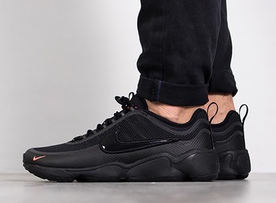 nike air zoom spiridon black bright crimson