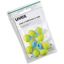 Uvex X-Cap Ear Plugs Replacement Pods Soft PVC-Free Pack of 10 (5 Pairs)