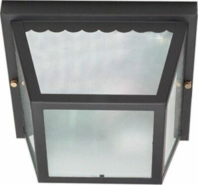 Nuvo 60 473 Flush Mount Metal Frame Carport Lighting Fixture In