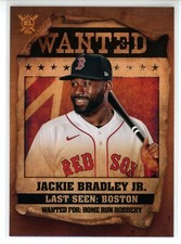 2021 Topps Big League Baseball Wanted #9 Jackie Bradley Jr. (Red Sox)