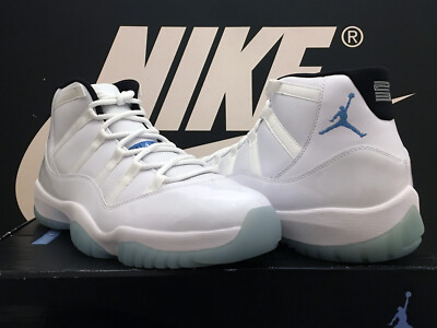 DS 2014 AIR JORDAN 11 RETRO UK11 EU46 LEGEND BLUE XI COLUMBIA 1 3 4 VTG OG RARE