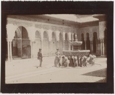 Court Of Lions. Alhambra. Grenade. Granada. Spain España. Printing Citrate