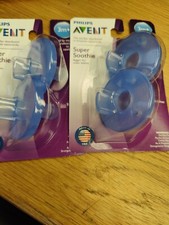 Phillips Avent 3m BPA free super soothie BLUE PACK OF 2 TOTAL OF 4
