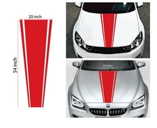 Hood Section Car Truck Vinyl Rally Racing Stripes Decals Stickers 20x54 Hood Section Car Truck Vinyl Rally Racing Stripes Decals Stickers 20x54