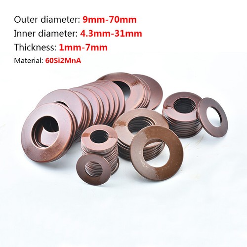 M4 to M30 Belleville Spring Compression Washers Heavy Duty Disc Springs