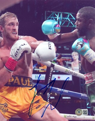 Logan Paul Signed Autographed 8x10 Photo Mayweather Boxer Boxing