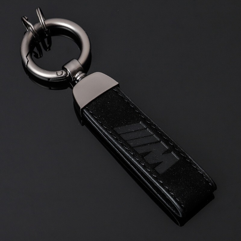 BMW Mpower Metal Alcantara Keyring Luxury Keychain High Quality Key