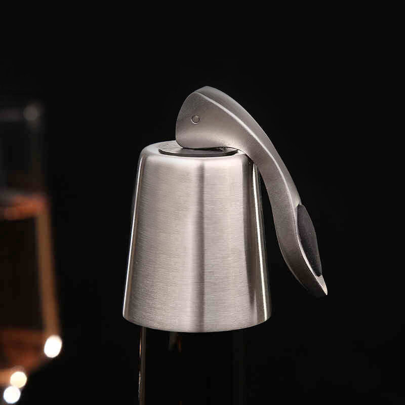 Stainless Steel Wine Vacuum Stopper Saver Sealed Cap Bottle Bar Champagne Silver - View #11