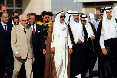 The President Italy Sandro Pertini during his diplomatic tour Far - Old Photo 1