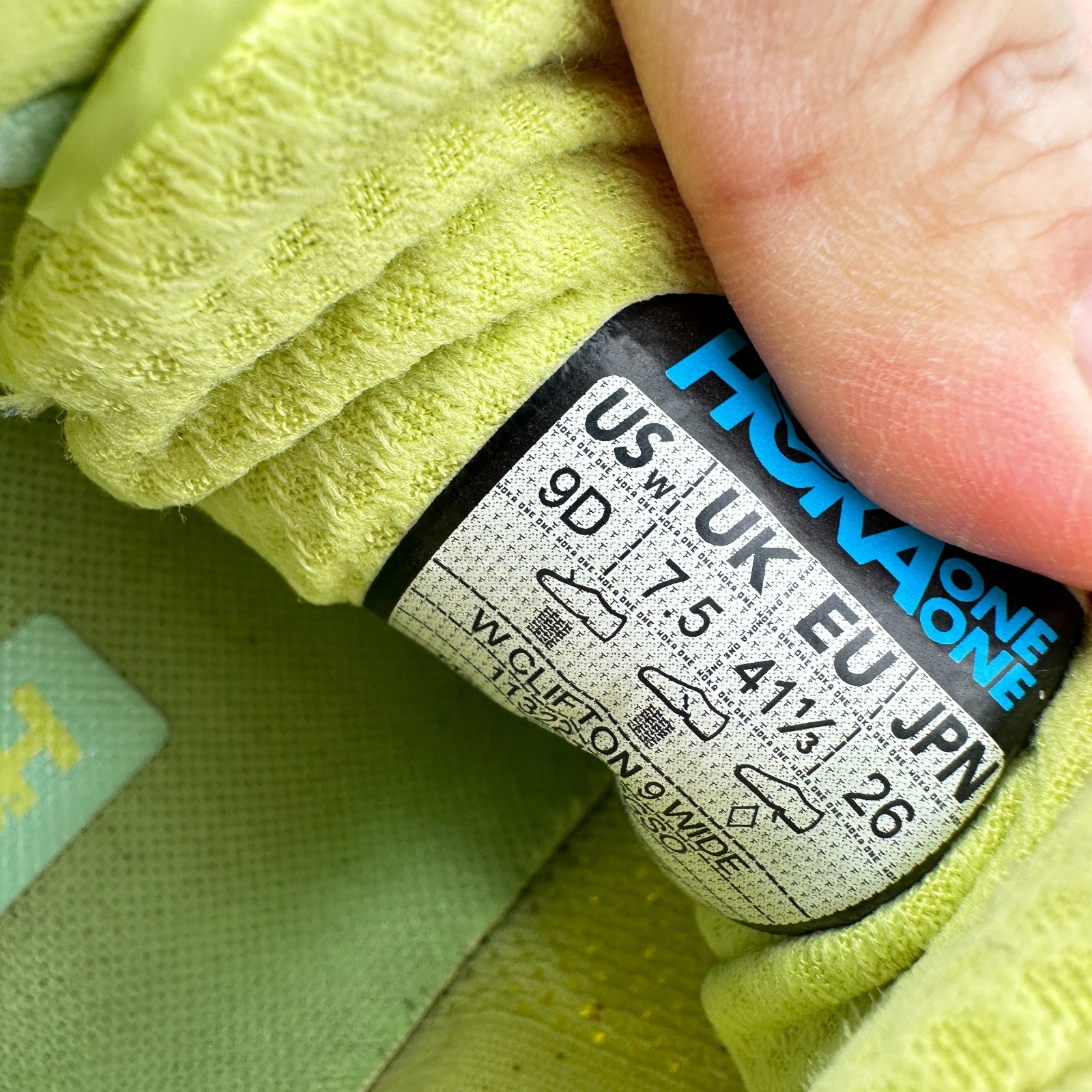 Hoka One One Clifton 9 Women Size 9D 1127896 CGSO Citrus Glow Sunlit Ocean Shoes thumbnail 10