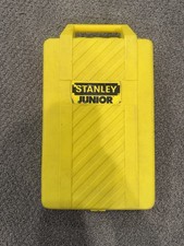 Vintage Stanley Junior Mini Portable Tool Box/Kit Saw, Pliers, Screwdrivers