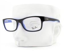 Ray-Ban Eyeglasses Glasses RB 5268 5179 Black on Blue 50mm Small No Case