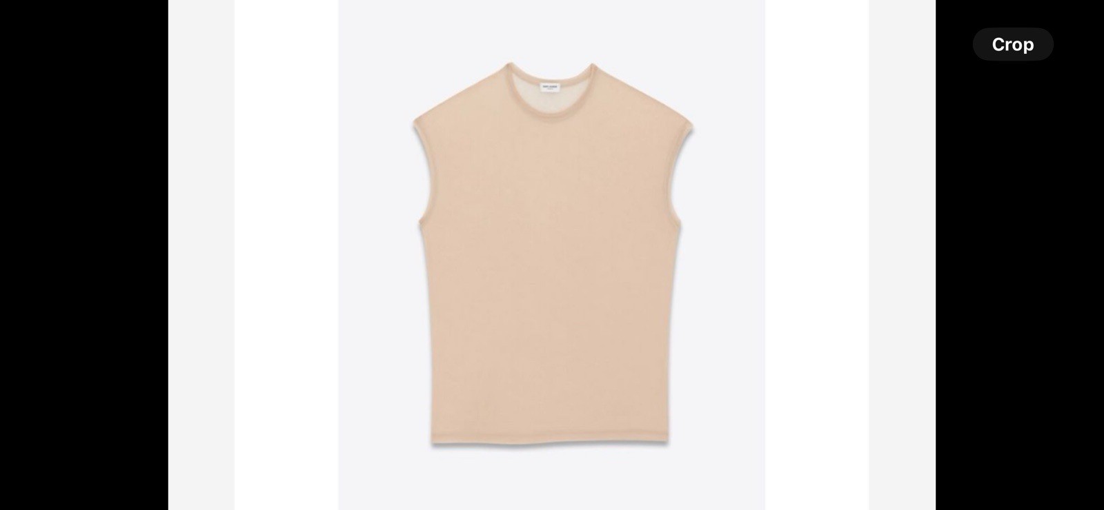 T shirt uomo senza maniche Saint Laurent. XL. $950