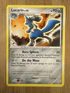 Lucario - 53/127 - Uncommon NM, English Pokemon Platinum