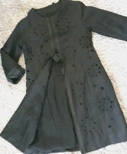 ELFE! exquisiter LEINEN-SOMMERMANTEL Gr. 38 maße/text VERONESER boutique