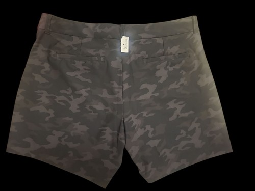 SPANX Womens Sunshine Shorts 6" Inseam Black Camo UPF 50+ Pull On Size XL NWT - Picture 3 of 11