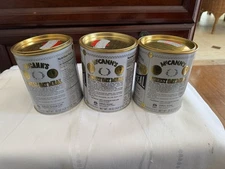 Vintage John McCann's Steel Cut Irish Oatmeal Tin 28oz Cans EMPTY Qty 3