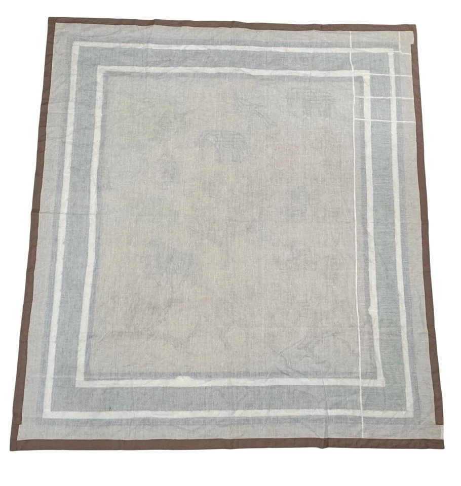 Vintage Hmong Embroidery Cloth Tree Of Life Textile Wall Hanging 62.5” - Image 2 of 4