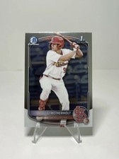 2025 Bowman Chrome Prospects #BCP-22 JJ Wetherholt 1st Bowman StLouis Cardinals