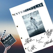Interstella / Film Movie Transcript / Script / Screenplay Autographed Reprint