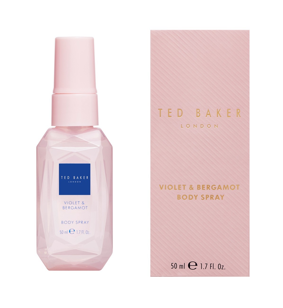 Ted Baker Violet & Bergamot Body Spray 50ml Gift Boxed