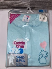 Vintage Cuddle Time "Sleep & Play" baby outfit size M new in package