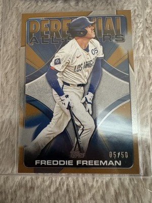 2026 Topps GOLD Perennial All Star Freddie Freeman Dodgers  /50 PAS8