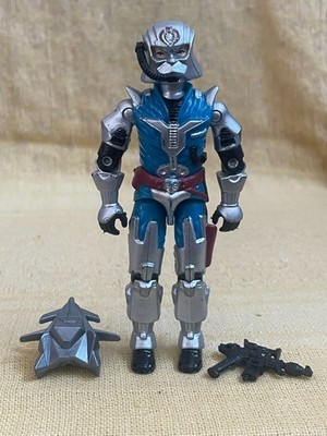   1987 HASBRO G.I JOE ARMORED COBRA COMMANDER 3.75'' ACTION FIGURE 100% COMPLETE