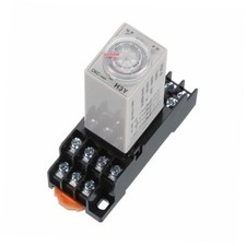 DC24V Timer Relay, 4PDT Time Relay Timing Delay ON Time 14 Pin 1S-30S Knob