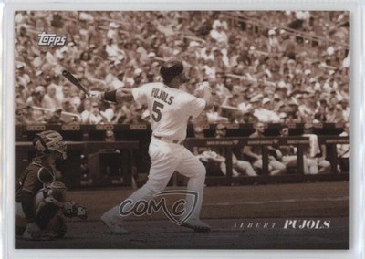 2022 Topps Black & White Sepia Filter 74/75 Albert Pujols #7 12dh