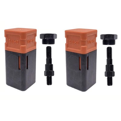 2PCS Riveting nut Tool Replacement Mandrel, Metric and SAE Mandrel (5/16-18) 
