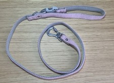Hugo & Hudson Dog Lead - Tweed Pink Herringbone 120cm
