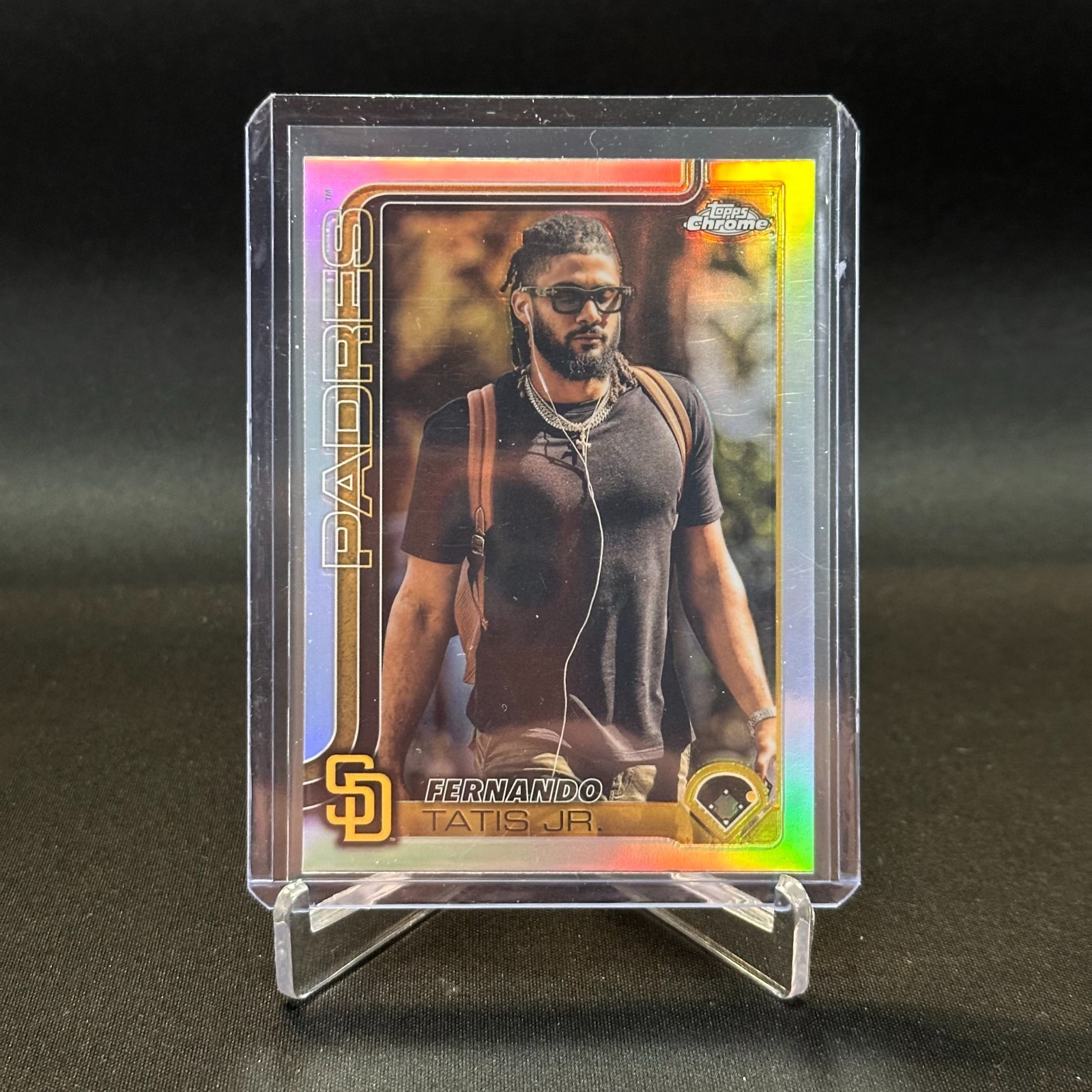 FERNANDO TATIS JR Image Variation 2025 Topps Chrome IV Refractor Padres #159