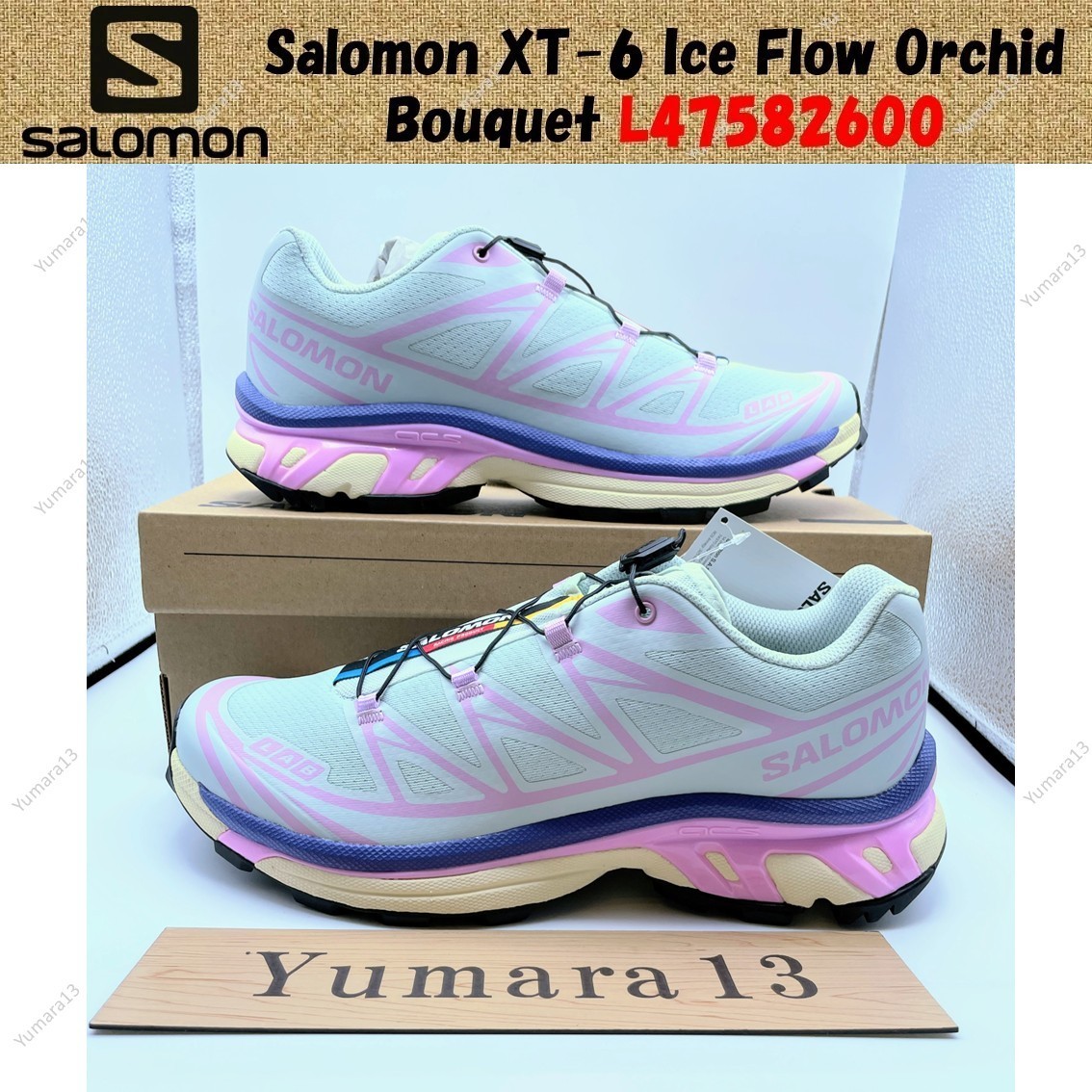 Salomon XT-6 Ice Flow Orchid Bouquet L47582600 Men's Size | eBay