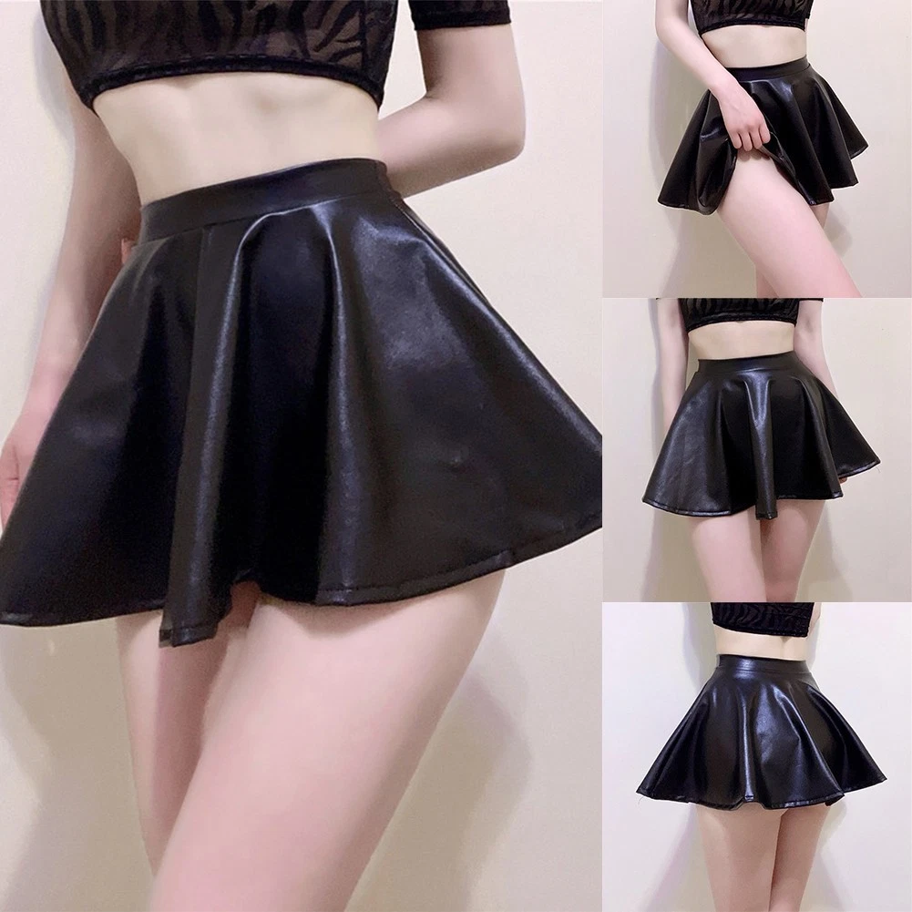 VETEMENTS Gonna donna alta qualità corta comoda vita alta tutte le stagioni nera abbigliamento