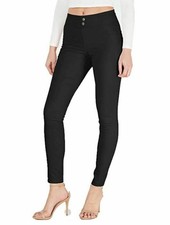HUE Leggings Classic Smooth Denim Black Size XS 44 - NWT