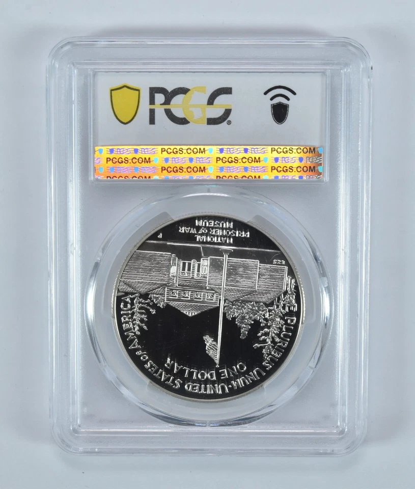 1994-P POW Museum Commemorative Dollar PR69 DCAM PCGS Blue Label *7335 - Image 2 of 4