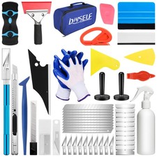 DIYSELF Window Tint Kit, Vinyl Wrap Tool Kit for Cars, 45 Pcs Vehicle Glass Film