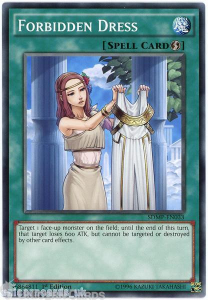 SDMP-EN033 Forbidden Dress 1st edition Mint YuGiOh Card