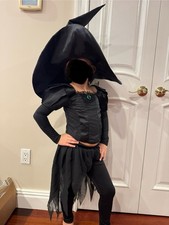 Disney Wicked Witch Wizard Of Oz Costume Size 5/6 With Hat