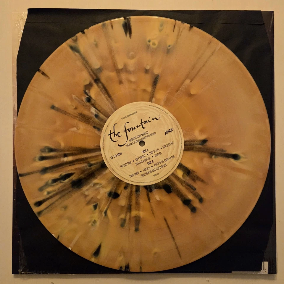 Kronos Quartet Mogwai Mansell THE FOUNTAIN Amber Splatter Vinyl OST LP Mondo NM - Image 4 of 4
