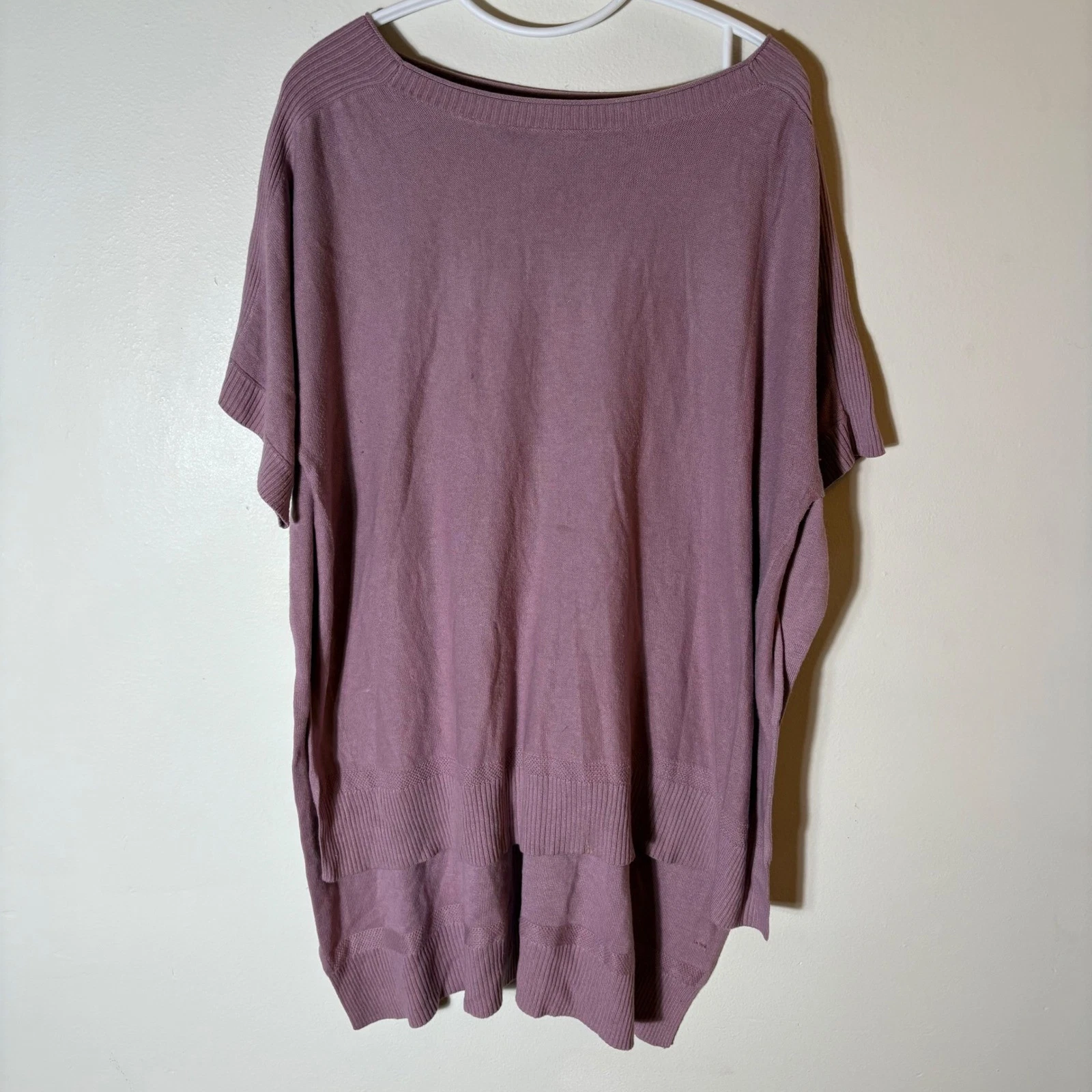 Lululemon OS Be At Ease Cashmere Blend Poncho Dusty Rose