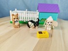 Rare Vintage 90s Littlest Pet Shop Puppy Pals With Playhouse Complete