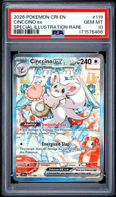 Cinccino ex #119 (Chaos Rising)