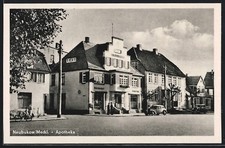 Neubukow /Meckl., Apotheke und Buchdruckerei, Ansichtskarte 