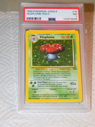 Vileplume (Unlimited) graded PSA 7 for sale on eBay