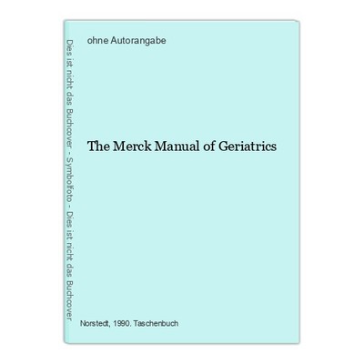 The Merck Manual of Geriatrics 280286