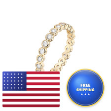 Pavoi 14K Yellow Gold Plated Love Rings - For Women Size 5