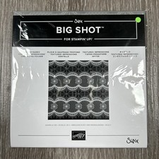 Stampin' Up Big Shot LACE DYNAMIC Textured Impressions Embossing Folder 148530
